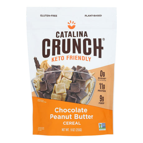 Catalina Crunch Crunchy Cereal Chocolate Peanut Butter, 6 Pack, 54 Oz - Cozy Farm 
