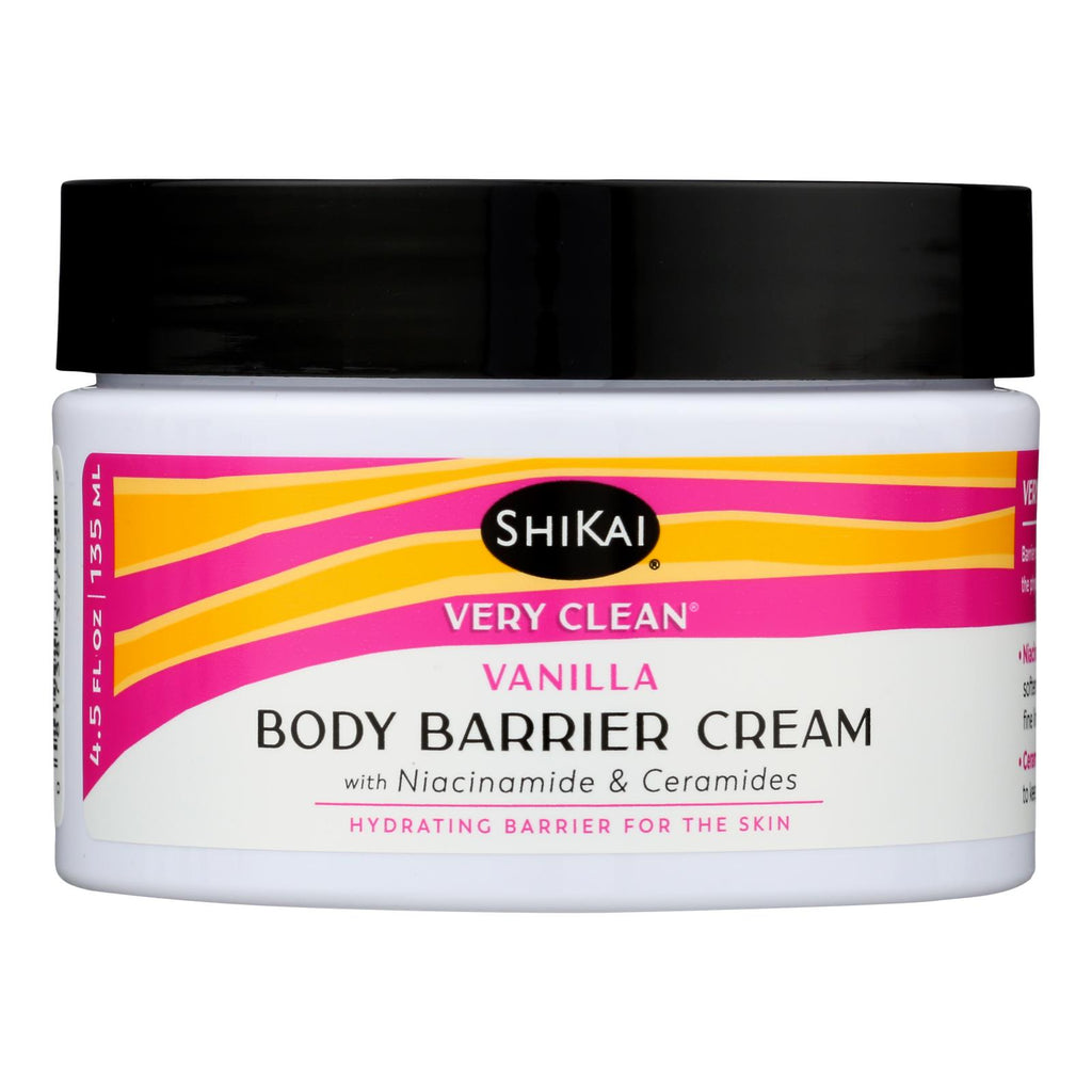 Shikai Products  - Cream Barrier Vanilla - 4.5 Fl Oz - Cozy Farm 