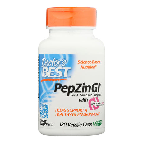 Doctor's Best Pepzingi Zinc L-Carnosine (Pack of 120 Vcaps) - Cozy Farm 