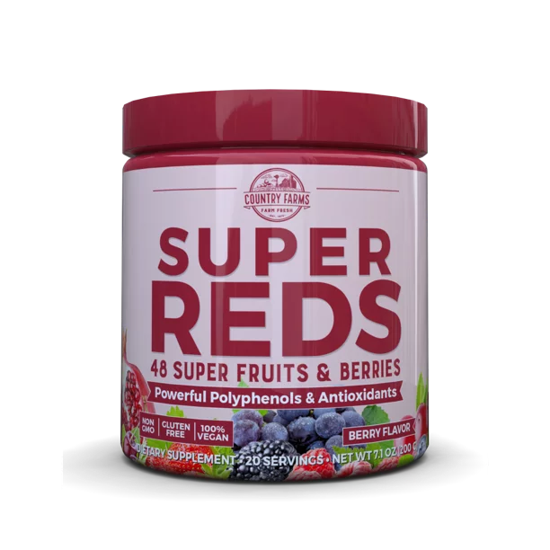 Country Farms Super Reds Powder Mix Berry - 7.1 Oz - Cozy Farm 