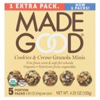 MadeGood (Pack of 6) Gran Mini Cki-s & Cream - 5/.85oz - Cozy Farm 