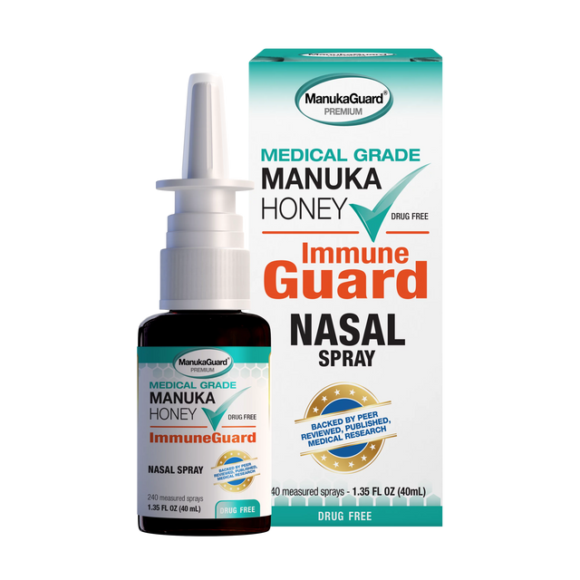 ManukaGuard Nasal Spray ImmunoGuard with Manuka Honey - 1 Fl Oz - Cozy Farm 