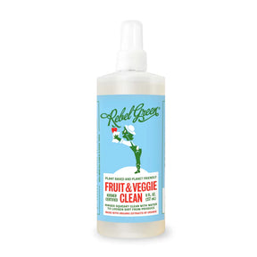 Rebel Green - Fruit and Vegetable Cleanser (Pack of 9 - 8 Fl Oz) - Cozy Farm 