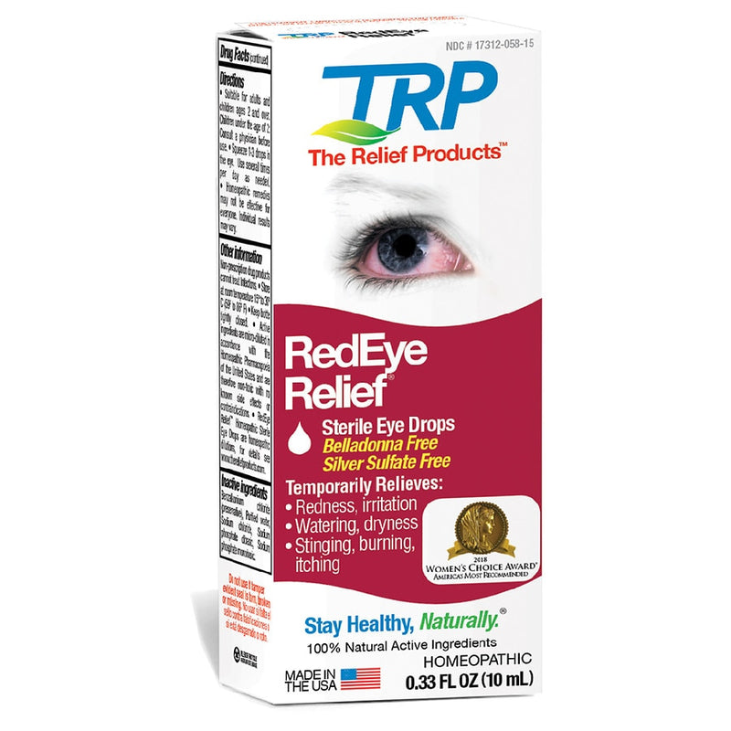 Trp Company Red Eye Relief Drops - Gentle on Eyes - .33 Fl Oz - Cozy Farm 