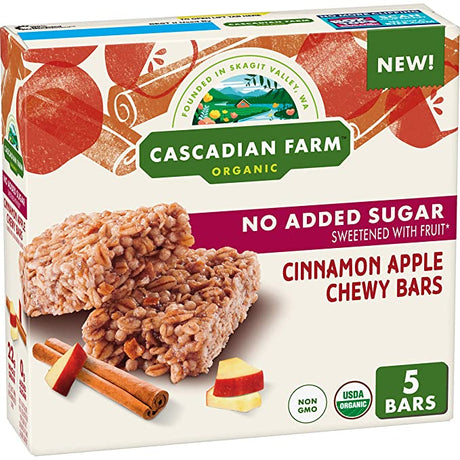 Cascadian Farm Granola, Cinnamon Apple, 6 Pack, 6 Oz - Cozy Farm 