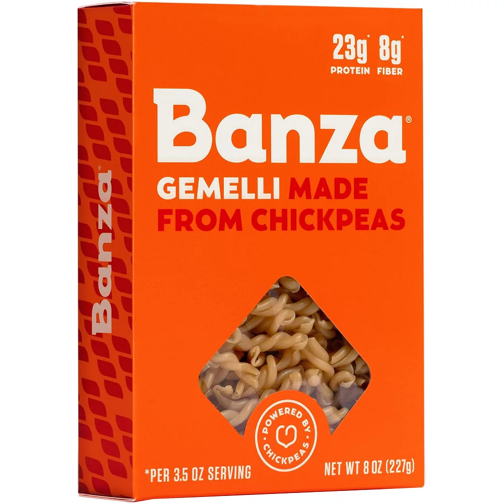Banza Chickpea Gemelli Pasta (Pack of 6-8 Oz) - Cozy Farm 