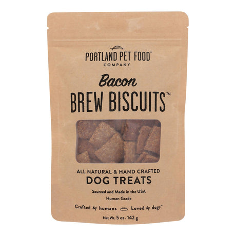 Portland Pet Food Company Bacon Brw Bsct Dog Treats - 5 Oz, 6-Pack - Cozy Farm 