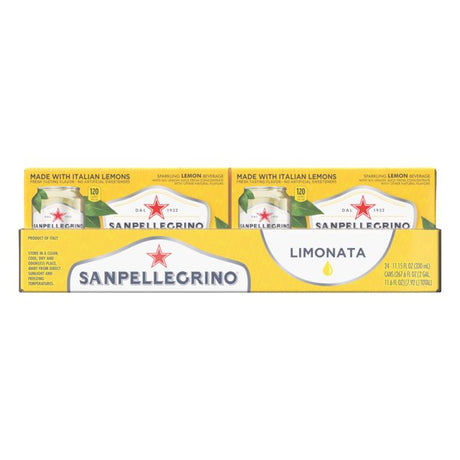 San Pellegrino Sparkling Limonata (4-6/11.15 oz) - Cozy Farm 