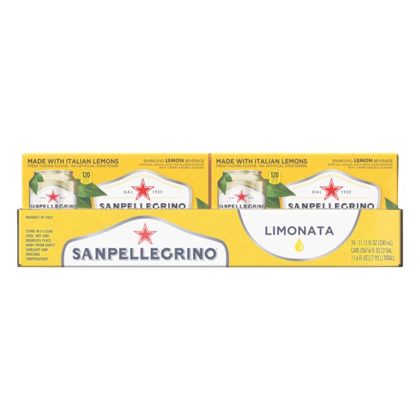 San Pellegrino Sparkling Limonata (4-6/11.15 oz) - Cozy Farm 