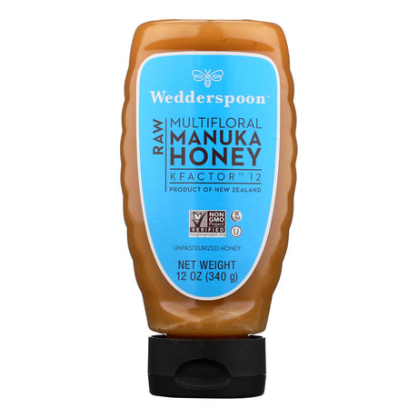 Wedderspoon Manuka Honey Kfactor 12 Oz. Jar (Pack of 6) - Cozy Farm 