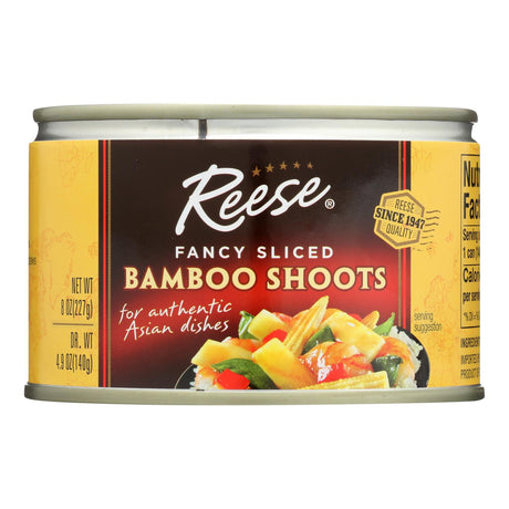 Reese Bamboo Shoots - Sliced, 8 Oz Pack of 24 - Cozy Farm 