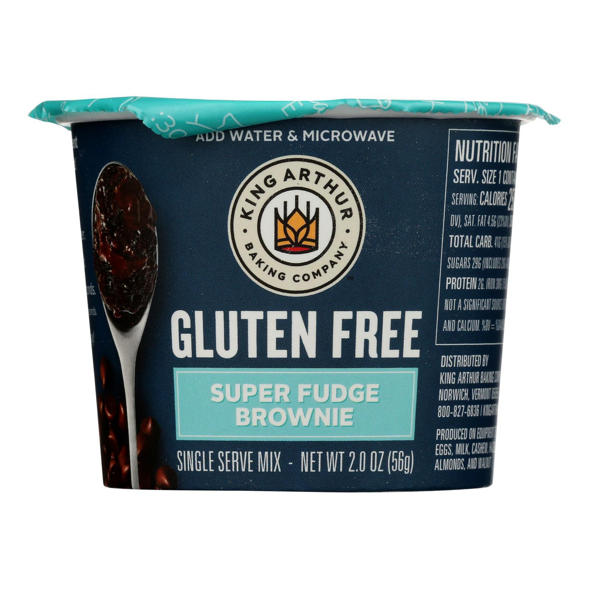 King Arthur Gluten Free Fudge Brownie Mix (Pack of 12, 2 Oz Each) - Cozy Farm 