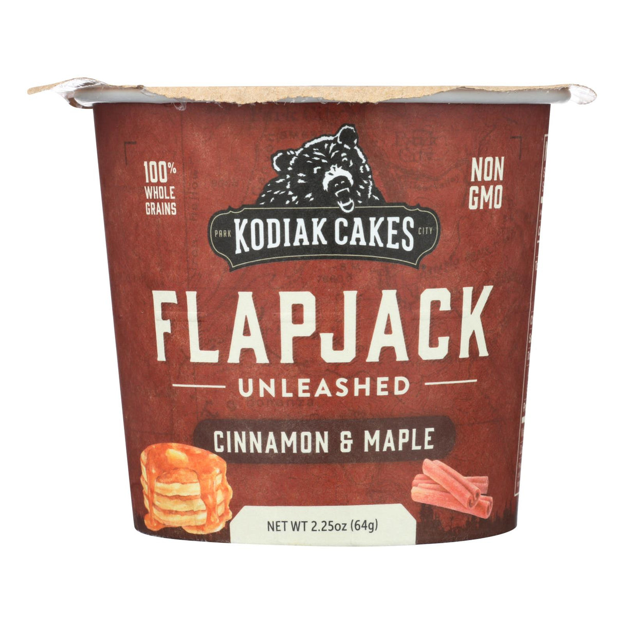 Kodiak Cakes On-the-Go Flapjacks Canela Arce Paquete de 12