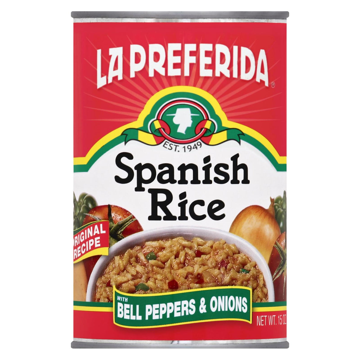 La Preferida Spanish Rice with Bell Peppers & Onions - 12 Pack, 15 Oz Each - Cozy Farm 