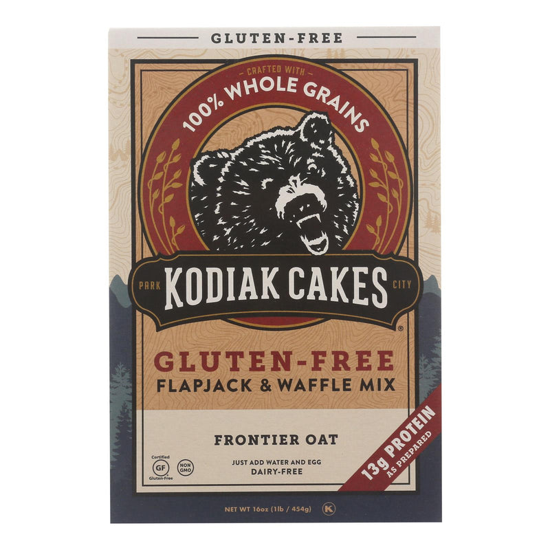 Kodiak Cakes - Flapjack Waffle Gluten Free Oat Frontiers (Pack of 6) - 16 Oz - Cozy Farm 