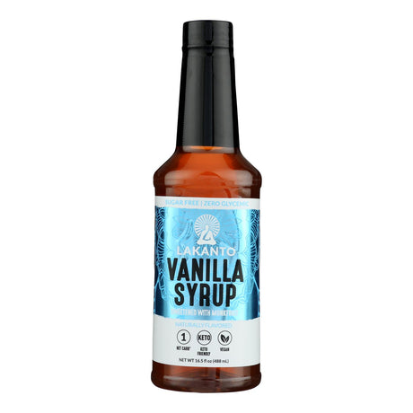 Lakanto Sugar-Free Simple Syrup with Natural Vanilla Flavor, 8 Pack, 16.5 Oz - Cozy Farm 