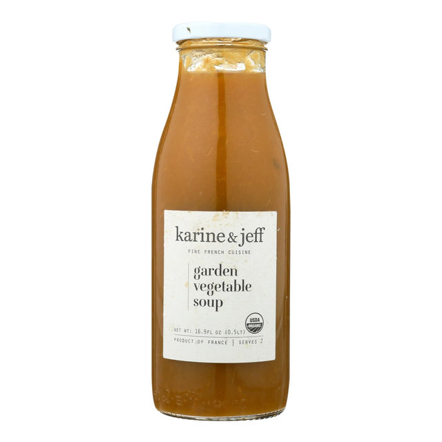 Karine and Jeff Garden Vegetable Soup (Pack of 6 - 16.9 Fl Oz) - Cozy Farm 