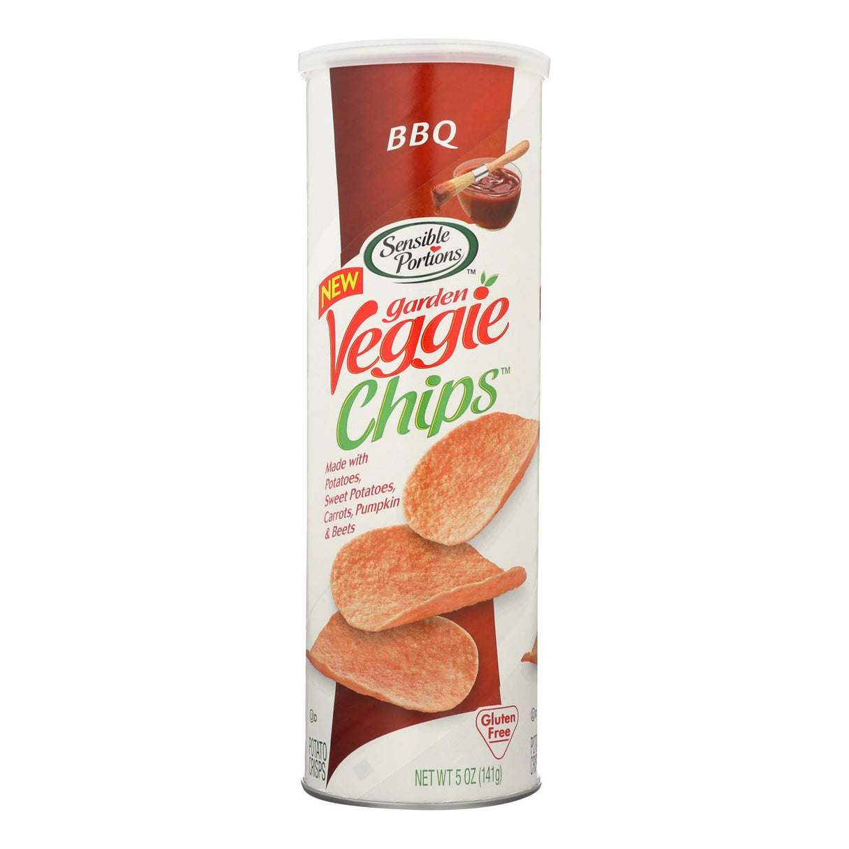 Sensible Portions BBQ Garden Veggie Chips (Pack of 12 - 5 Oz bags) - Cozy Farm 