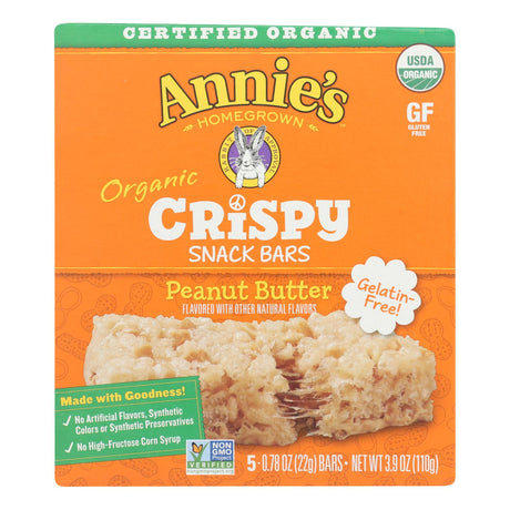 Annie's Homegrown Organic Peanut Butter Snack Bars (8 Pack) - Cozy Farm 