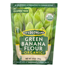 Let's Do Organic Green Banana Flour (Pack of 6 - 14 Oz) - Cozy Farm 