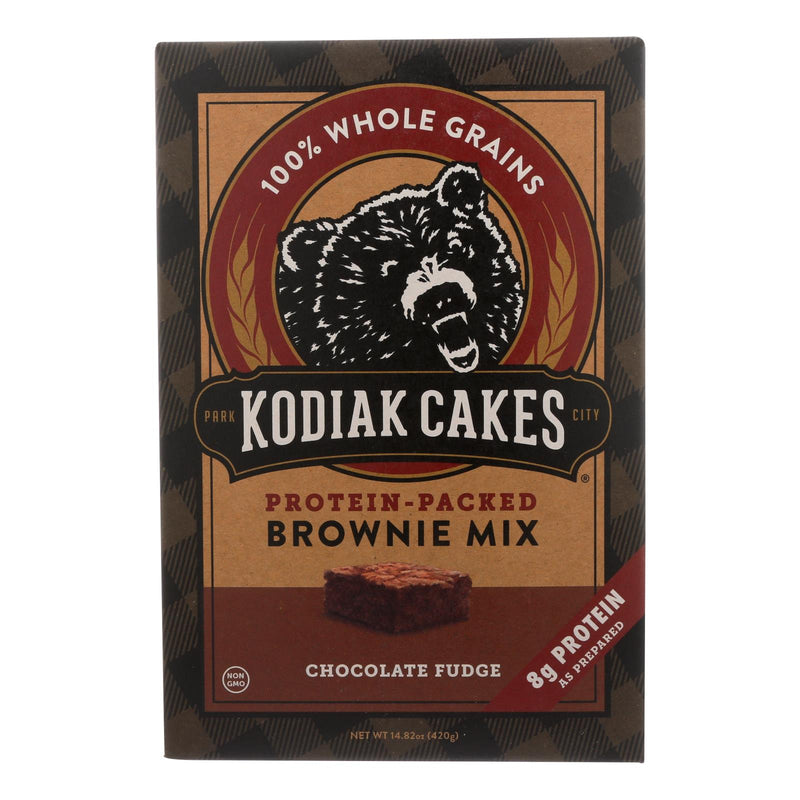 Kodiak Cakes - Brownie Mix Chocolate Fudge (Pack of 6) 14.82 Oz - Cozy Farm 
