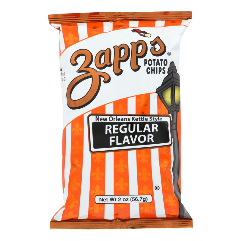 Zapp's 2 Oz Regular Potato Chips (Pack of 25) - Cozy Farm 