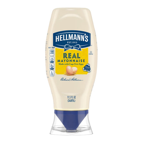 Hellmann's Real Mayonnaise, 12-Pack, 11.5 oz. Bottles - Cozy Farm 