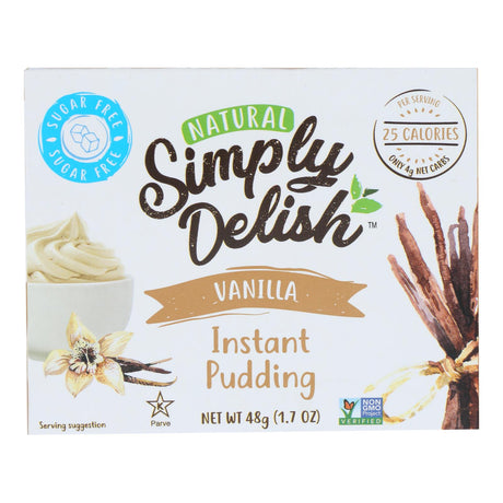 Simply Delish Vanilla Pudding Mix (6-Pack - 1.7 Oz.) - Cozy Farm 