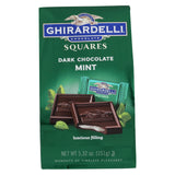 Ghirardelli Dark Chocolate Mint Squars (Pack of 6) - 5.32 Oz - Cozy Farm 