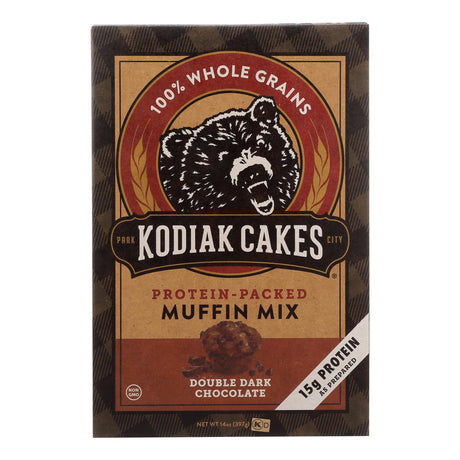 Kodiak Ultimate Double Dark Chocolate Protein-Packed Muffin Mix (Pack of 6 - 14 Oz) - Cozy Farm 