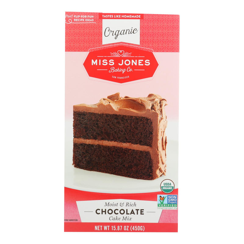 Miss Jones Organic Chocolate Cake Mix (6 x 15.87 oz) - Cozy Farm 
