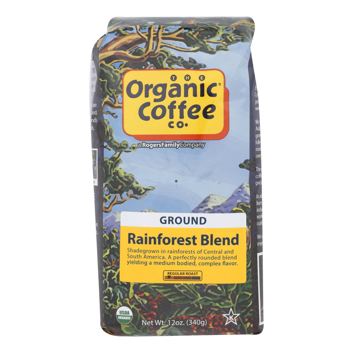 Rnforst Organic Ground Coffee - 12 Oz (Pack of 6) - Cozy Farm 