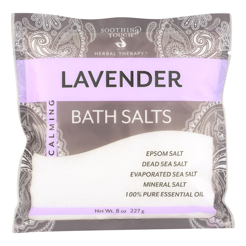 Soothing Touch Bath Salts - Lavender (Pack of 6) 8 Oz - Cozy Farm 