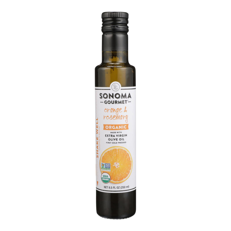 Sonoma Gourmet Extra Virgin Olive Oil Orange and Rosemary (Pack of 6) 8.5 Fl Oz - Cozy Farm 
