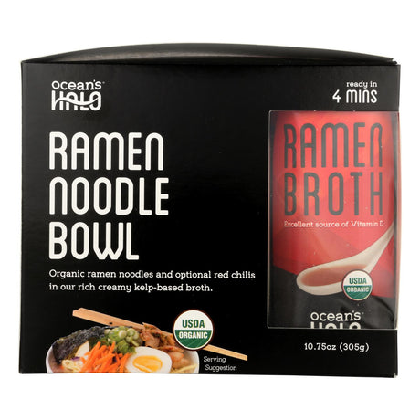 Ocean's Halo Authentic Japanese Style Ramen Noodle Bowl (Pack of 6) 10.75oz - Cozy Farm 
