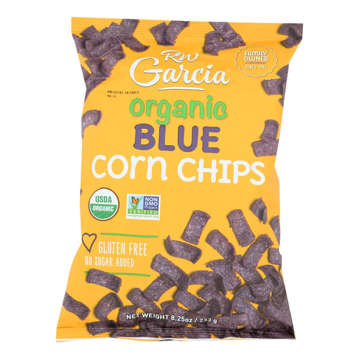 R.W. Garcia Organic Blue Corn Chips (Pack of 12) 8.25 Oz - Cozy Farm 