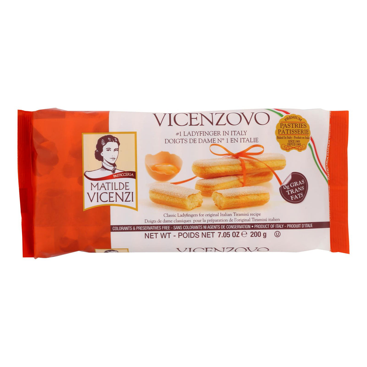 Vicenzi Ladyfingers Cookie (Pack of 12) 7.05 Oz - Cozy Farm 
