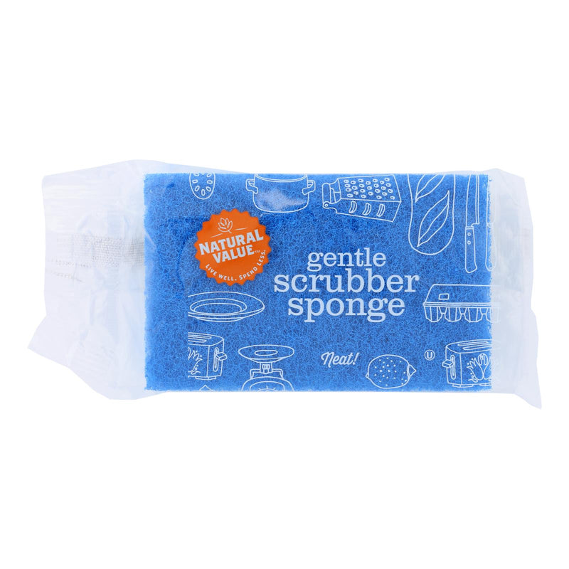 Natural Value Gentle Scrubber Sponge (Pack of 24) - Cozy Farm 