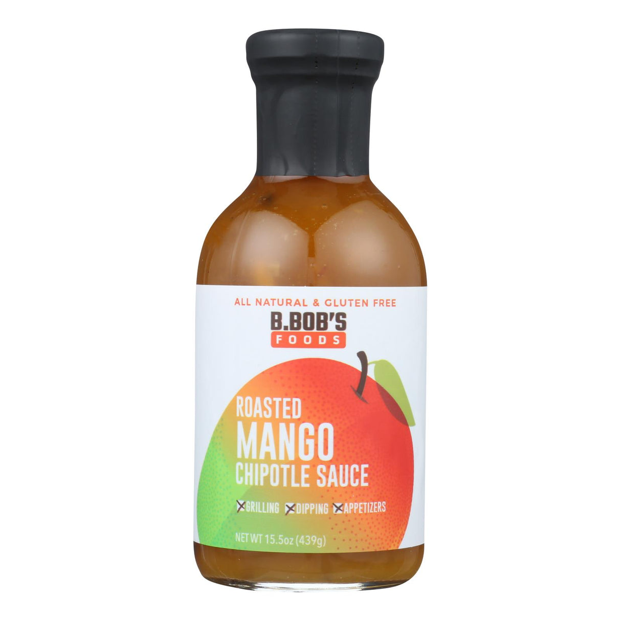 Bronco Bob's Chipotle Roasted Mango Sauce, 15.5 Fl Oz Per Bottle (Pack of 6) - Cozy Farm 