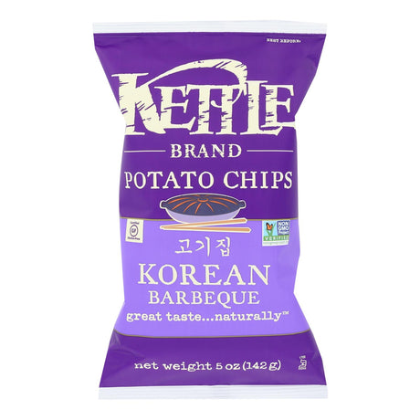 Kettle Brand Korean Barbeque Potato Chips, 15-Pack (5 Oz. Bags) - Cozy Farm 