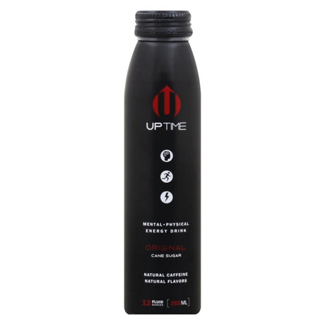 Uptime Energy Drink Citrus Cane Sugar  -12 Fl Oz (Pack of 12) - Cozy Farm 