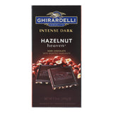 Ghirardelli Chocolate Intense Dark Hazelnut Hvn Bars (Pack of 12) - 3.5 Oz - Cozy Farm 