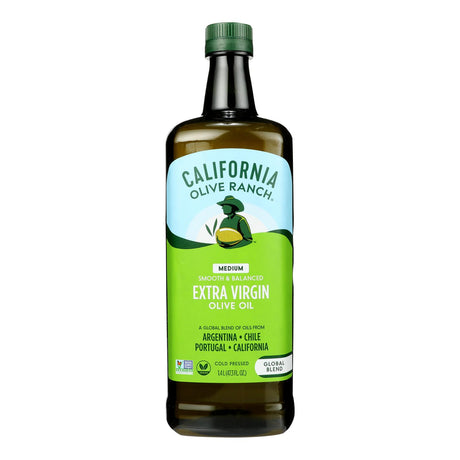 California Olive Ranch Extra Virgin Olive Oil - 47.3 fl oz Chef Sized Pack of 6 - Cozy Farm 