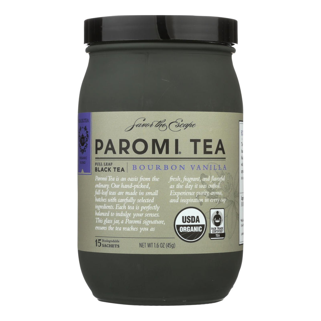 Paromi Tea - Bourbon Vanilla (Pack of 6) 15ct - Cozy Farm 