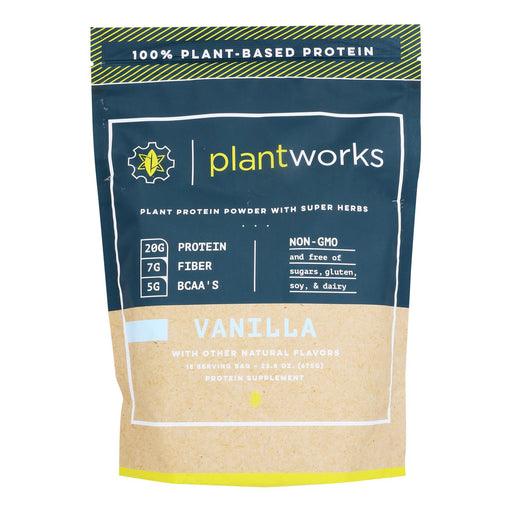 Plant Works - Protein Powder Vanilla (Pack of 4) 23.8 Oz - Cozy Farm 