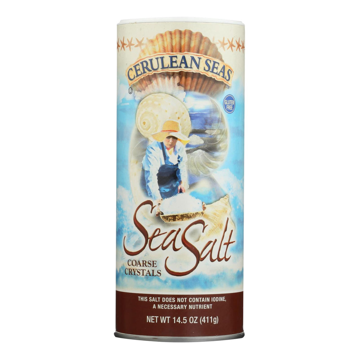 Cerulean Seas Coarse Sea Salt (12 x 14.5oz) - Cozy Farm 