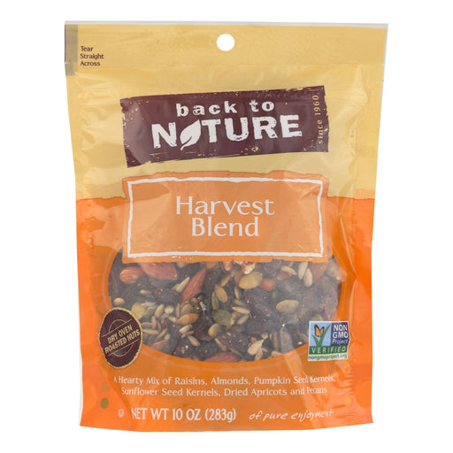 Back To Nature Nuts - Harvest Blend (Pack of 9) - 10 Oz - Cozy Farm 