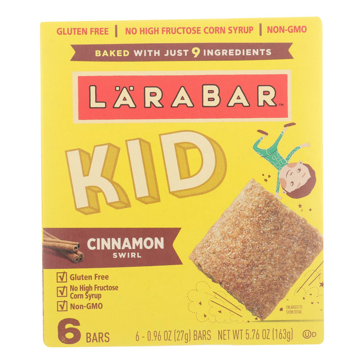 Larabar Kids Cinnamon Swirl, 6-Pack, 96 Ounce Each - Cozy Farm 