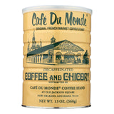 Cafe Du Monde Decaffeinated Coffee and Chicory, Dark Roast - 13 Ounce Can, 12 Pack - Rich Flavor, New Orleans Style - Cozy Farm 