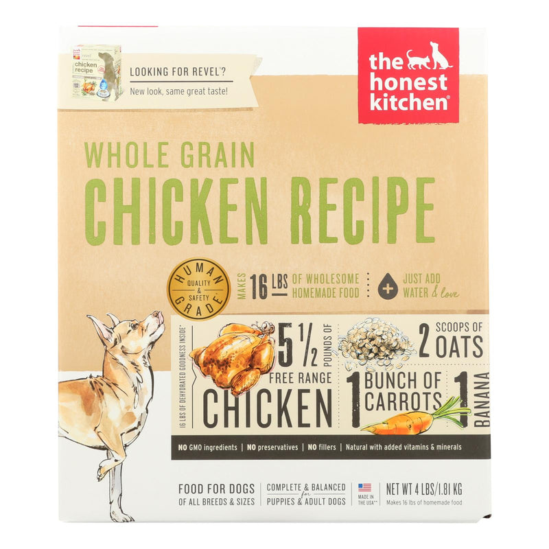 The Honest Kitchen Revel Whole Grain Chicken Dog Food (4 Lbs.) - Cozy Farm 